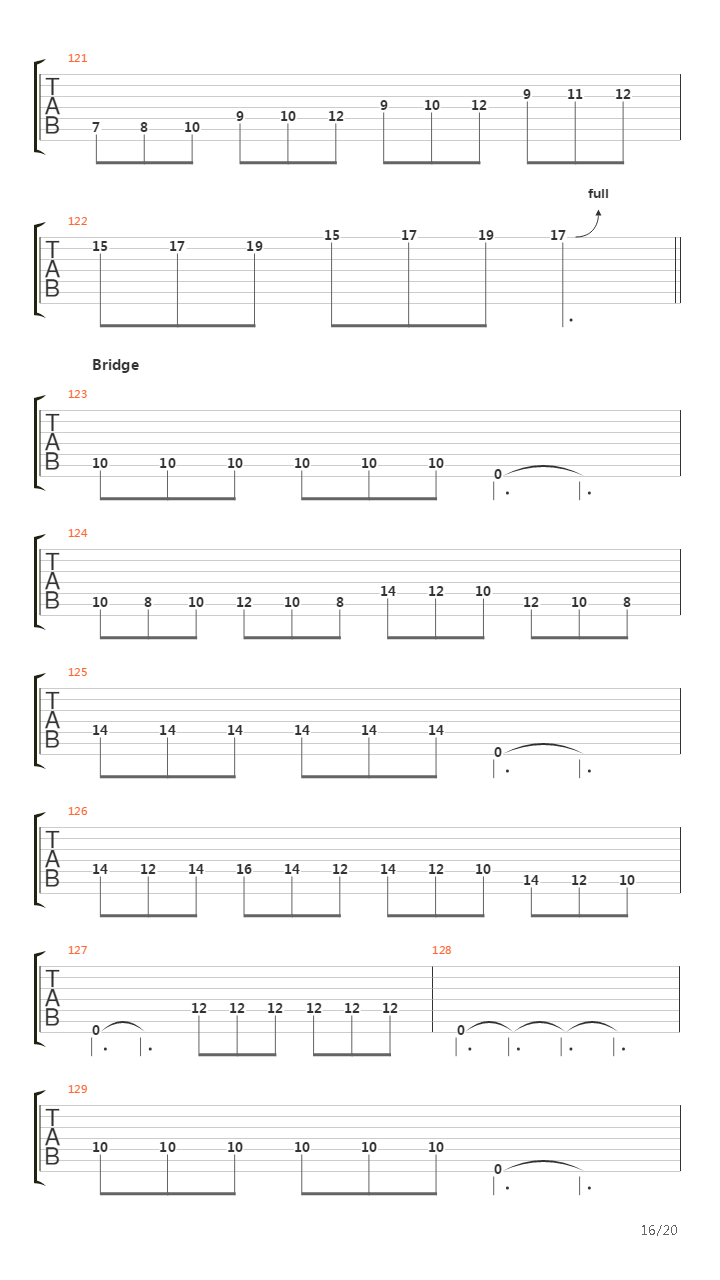 Across The Folded Line吉他谱