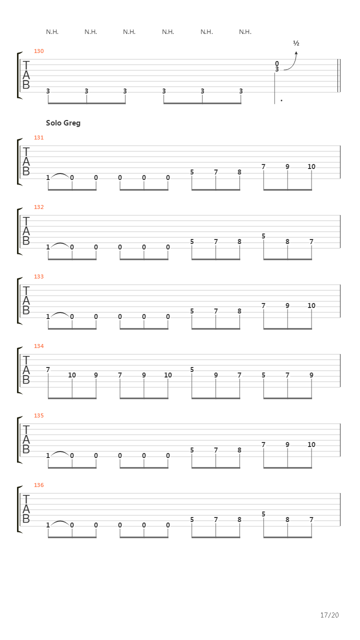 Across The Folded Line吉他谱