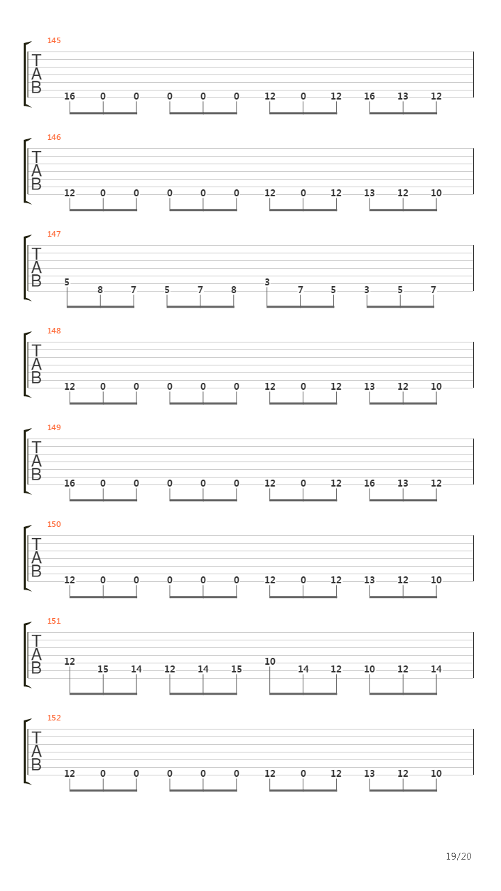 Across The Folded Line吉他谱