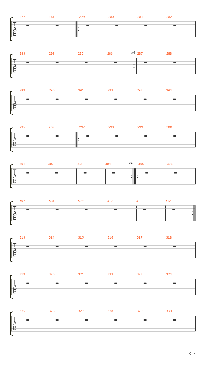 Genocide For Praise吉他谱