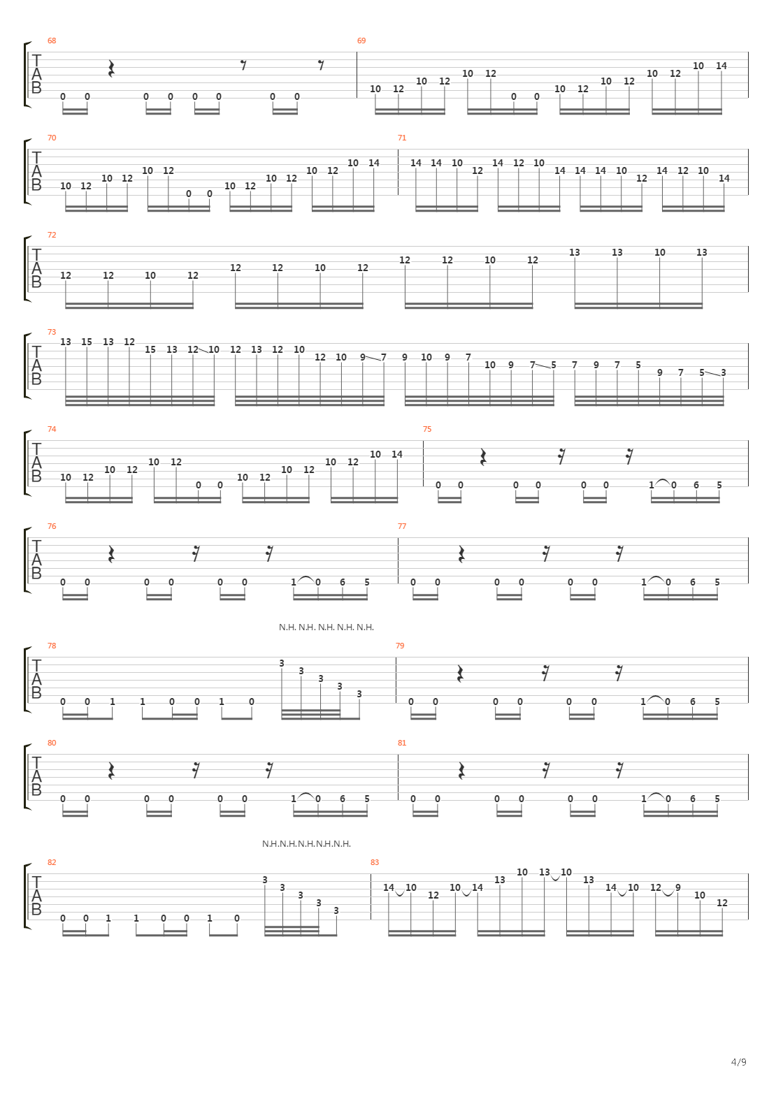 Gravimetrics Time Dilation吉他谱