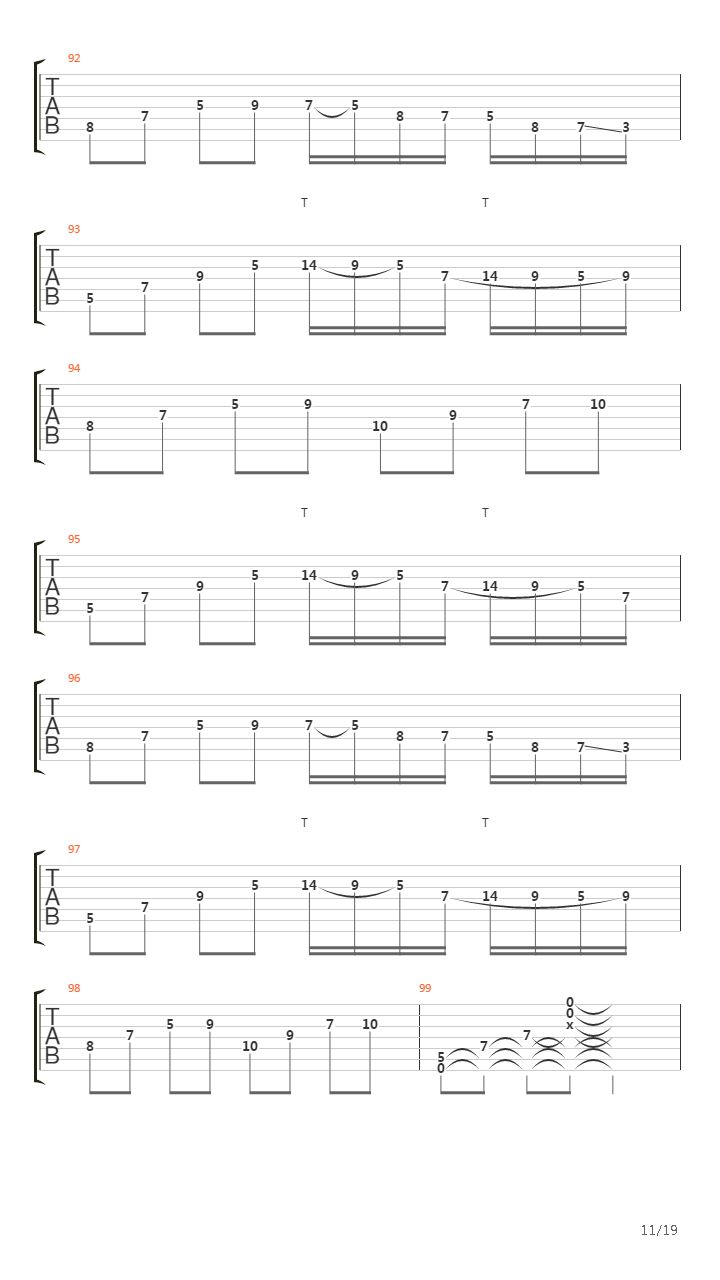 Gravimetrics Time Dilation吉他谱