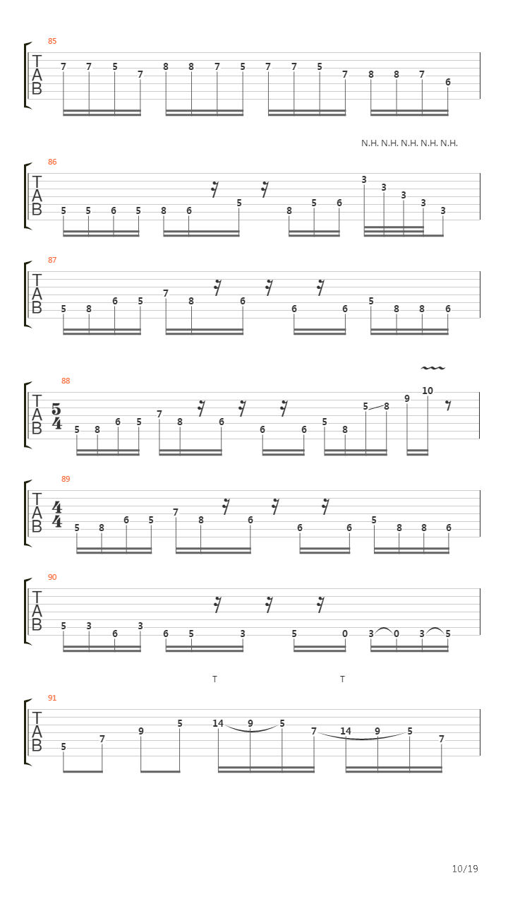 Gravimetrics Time Dilation吉他谱