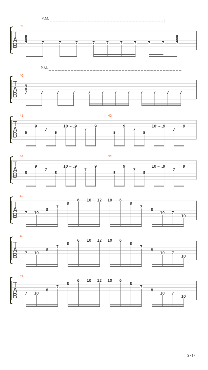 Threshold Of Perception吉他谱