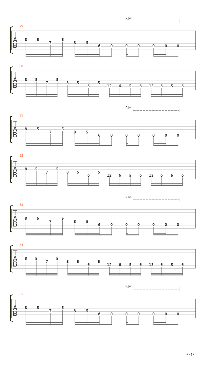 Threshold Of Perception吉他谱