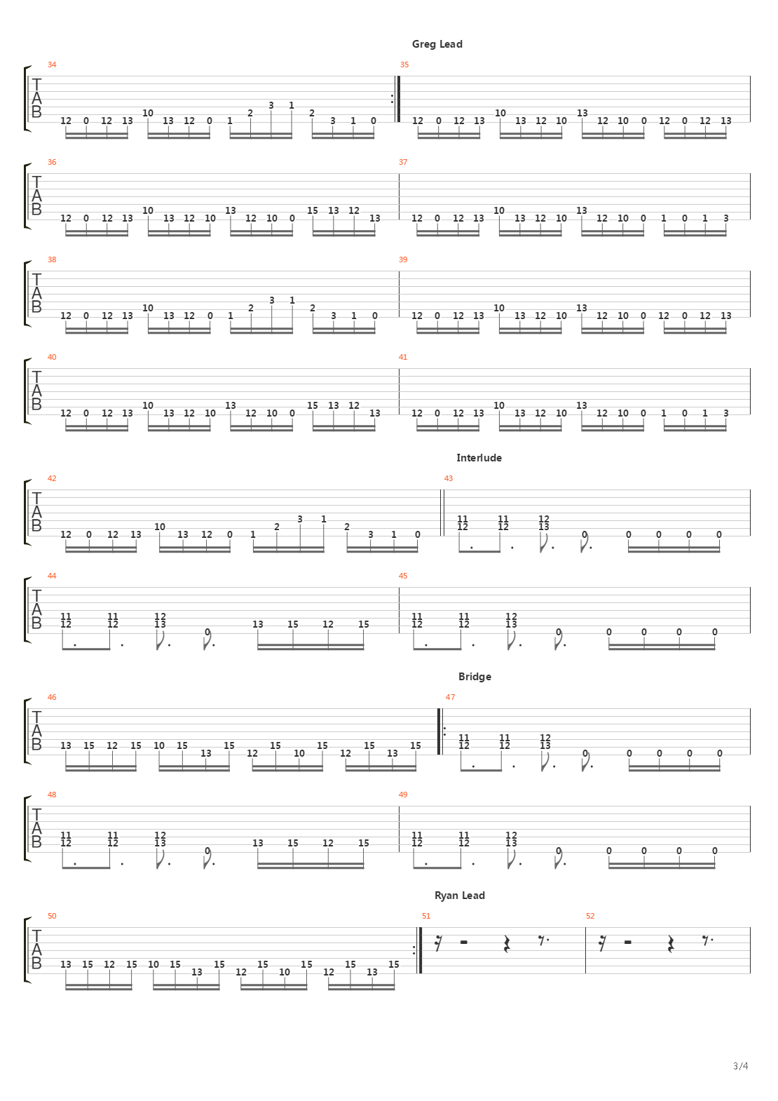 Timeline Dissonance吉他谱