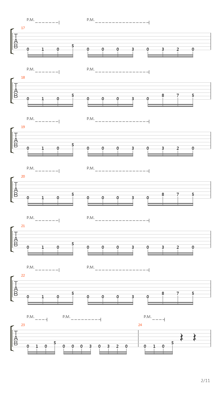 Ties That Bind吉他谱