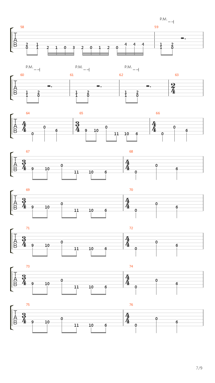 Осколки 2.011吉他谱