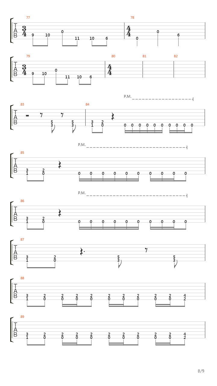 Осколки 2.011吉他谱