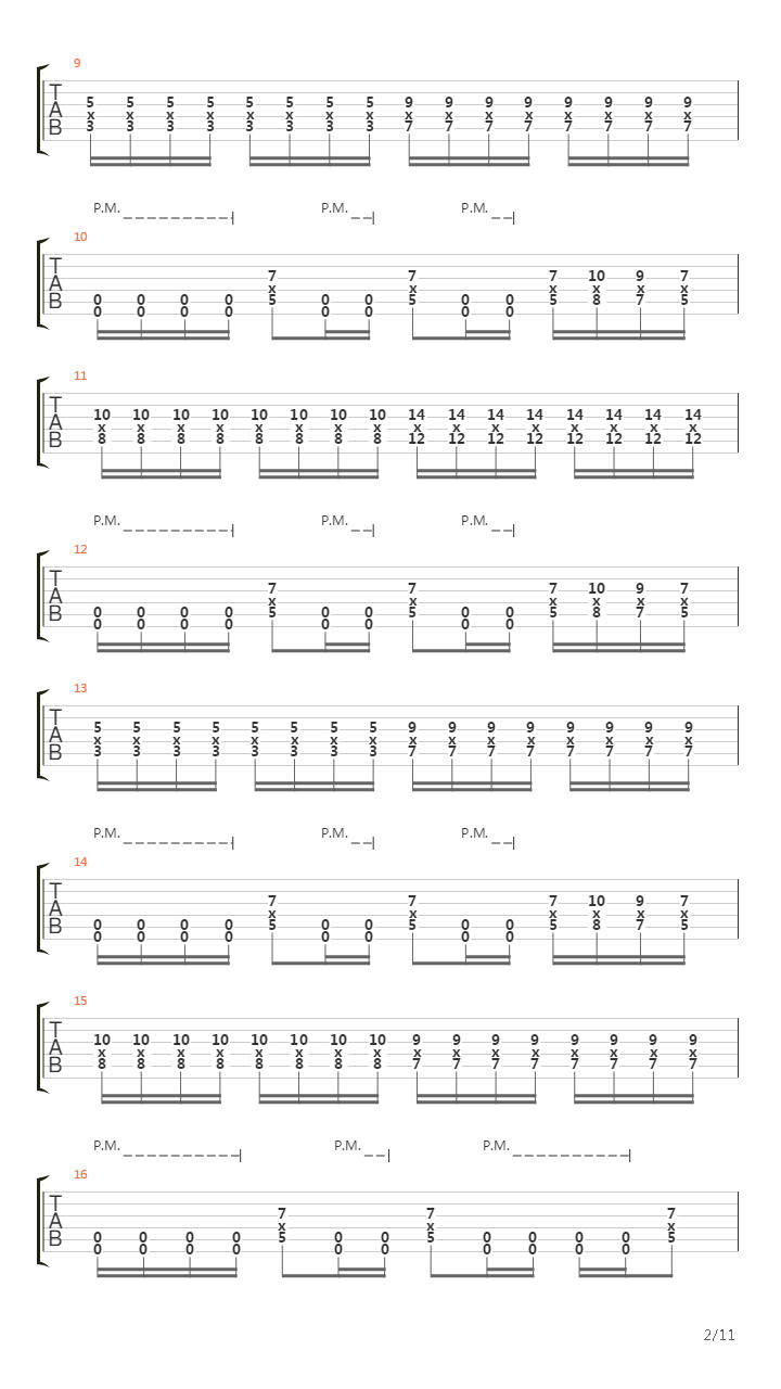 A Line In The Sand吉他谱