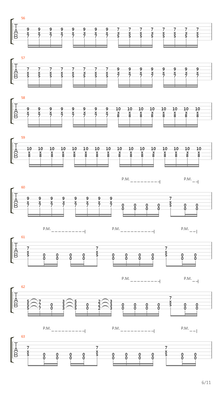 A Line In The Sand吉他谱