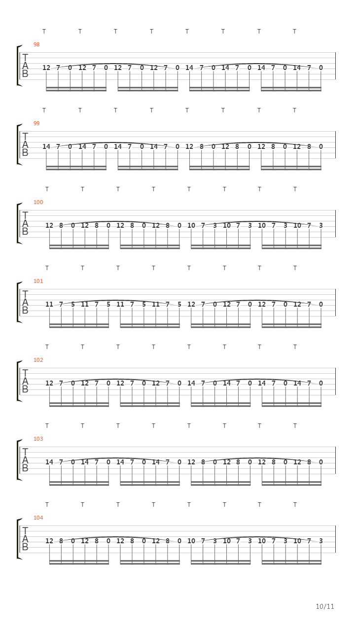 A Line In The Sand吉他谱