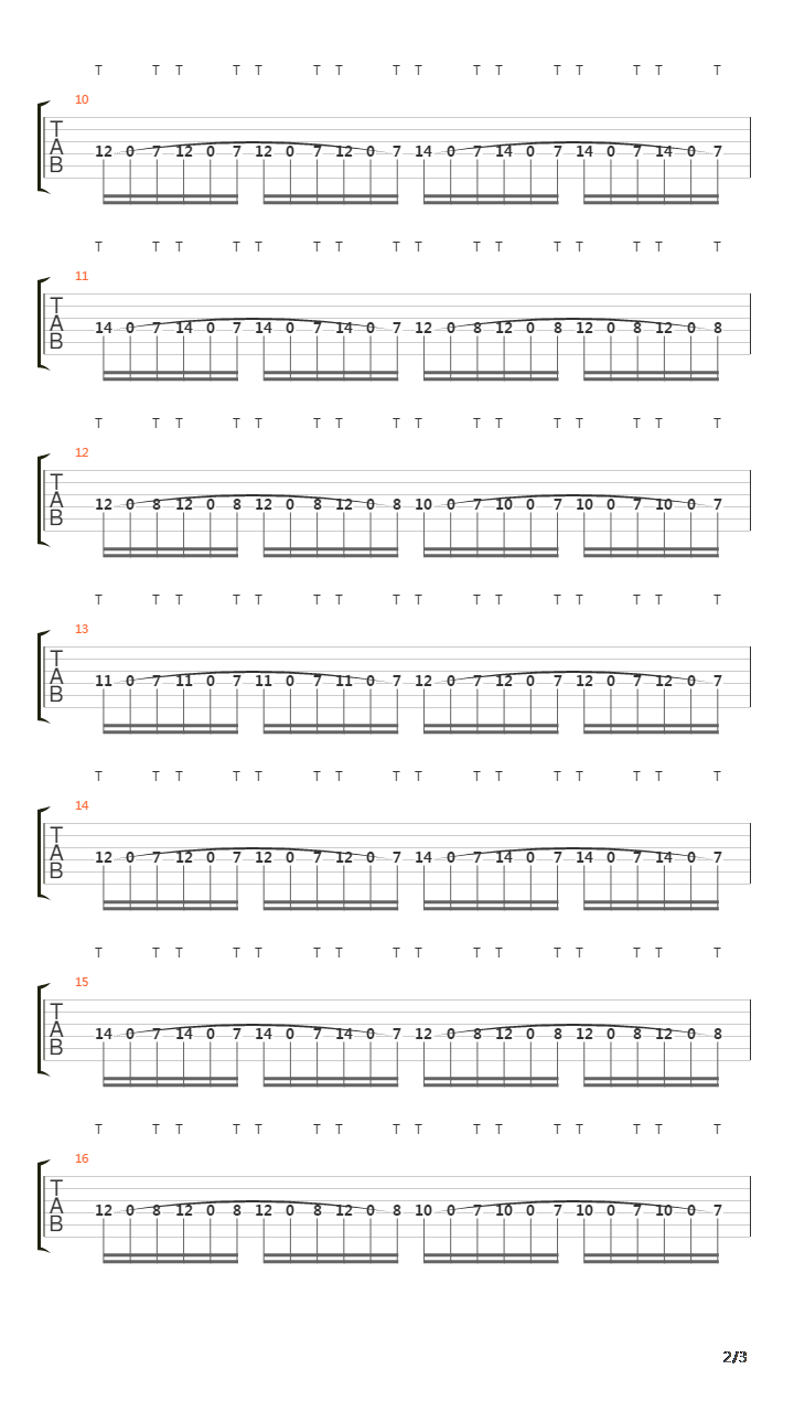 A Line In The Sand吉他谱