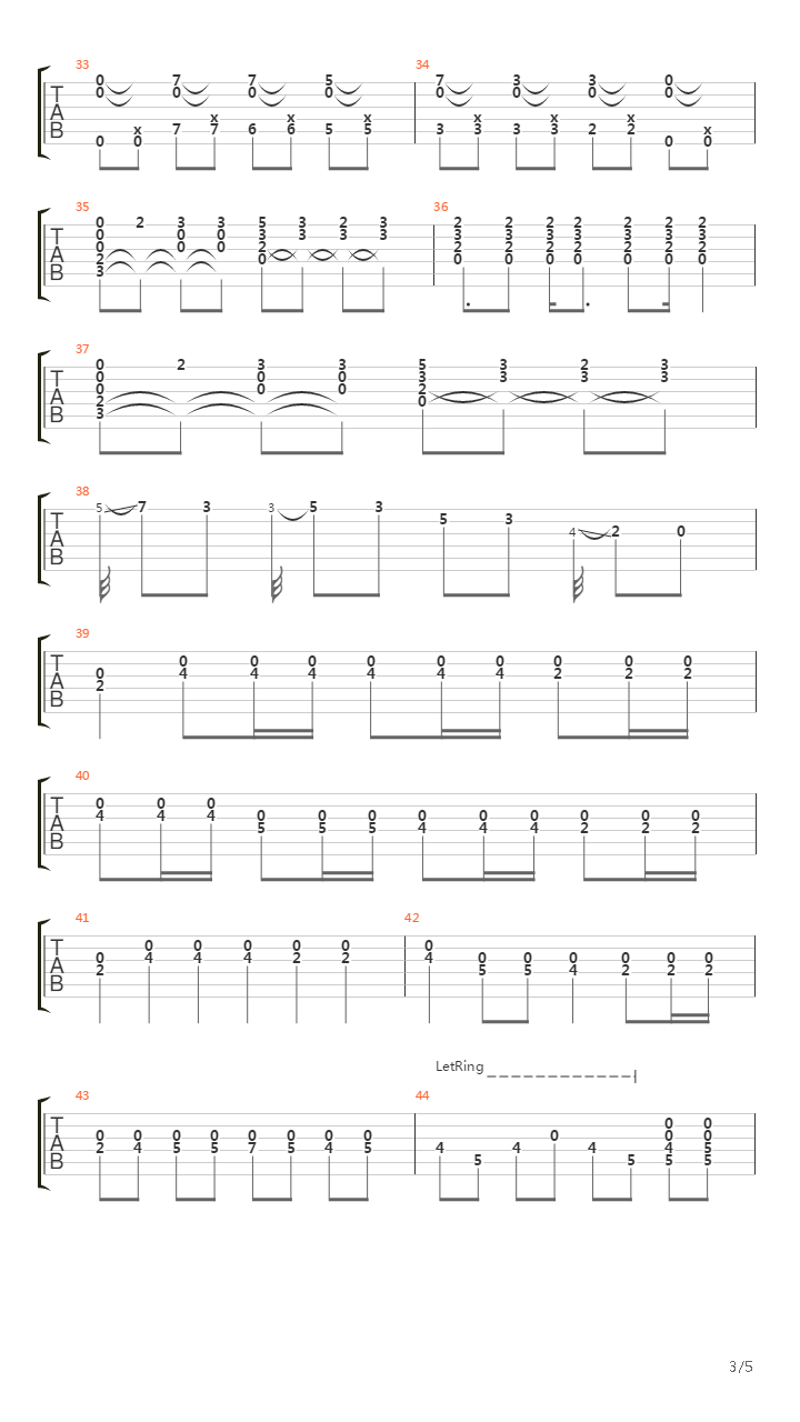 Hungarian Folk Song吉他谱