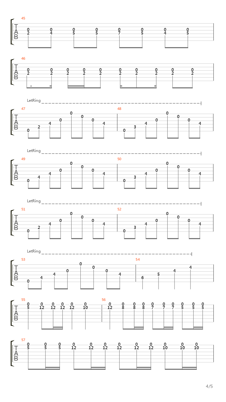 Hungarian Folk Song吉他谱