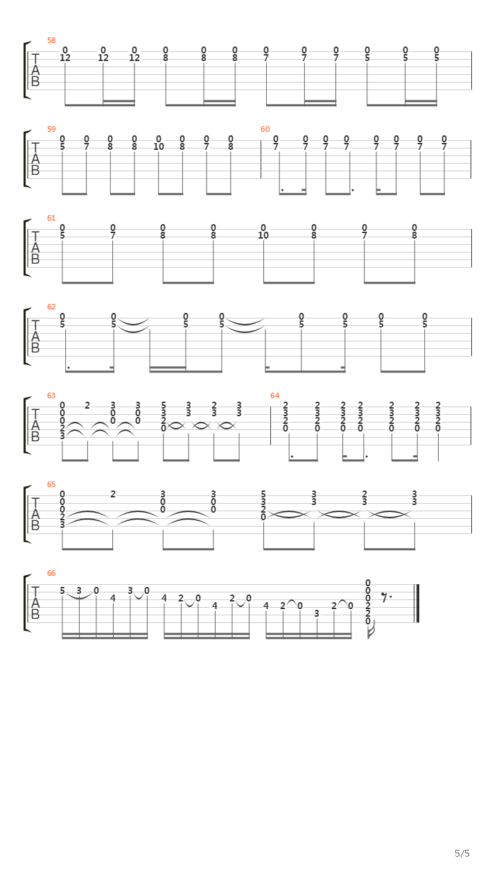 Hungarian Folk Song吉他谱