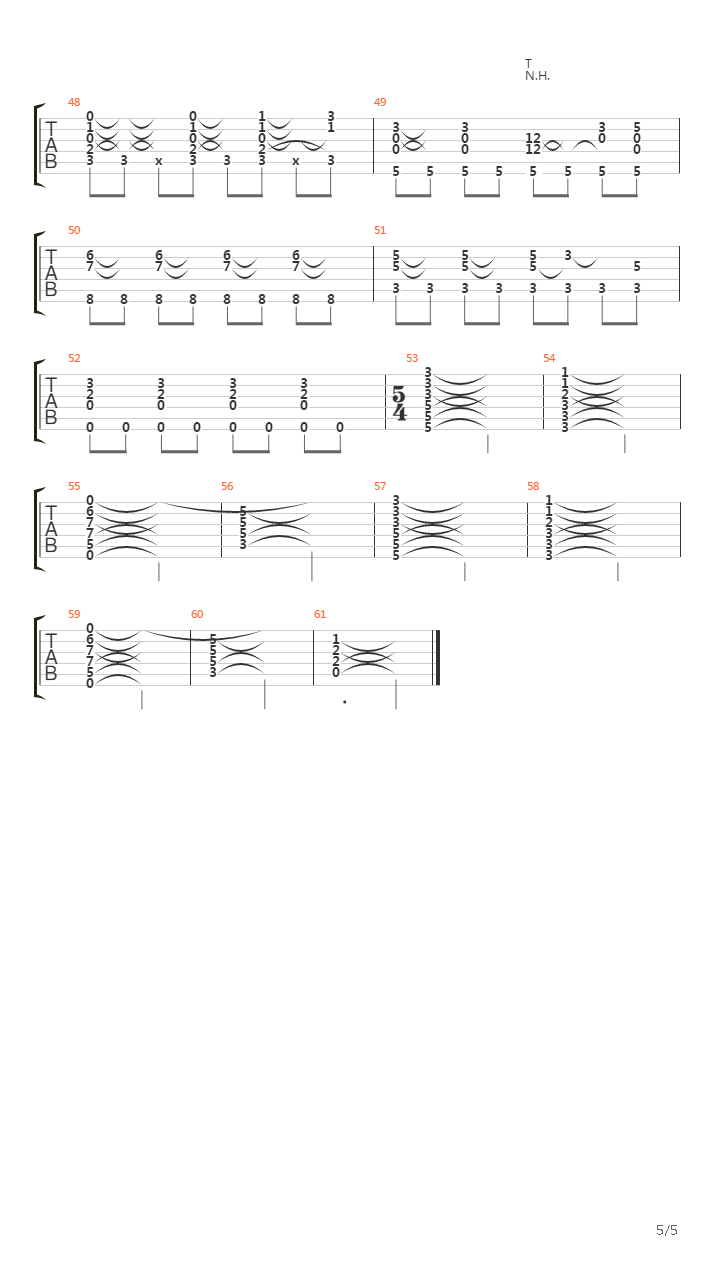 White Room(Tom Lumen arr)吉他谱