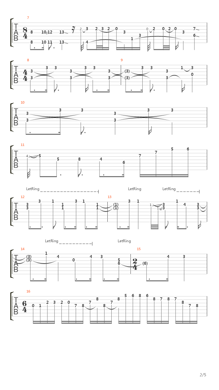 Para Mexer吉他谱