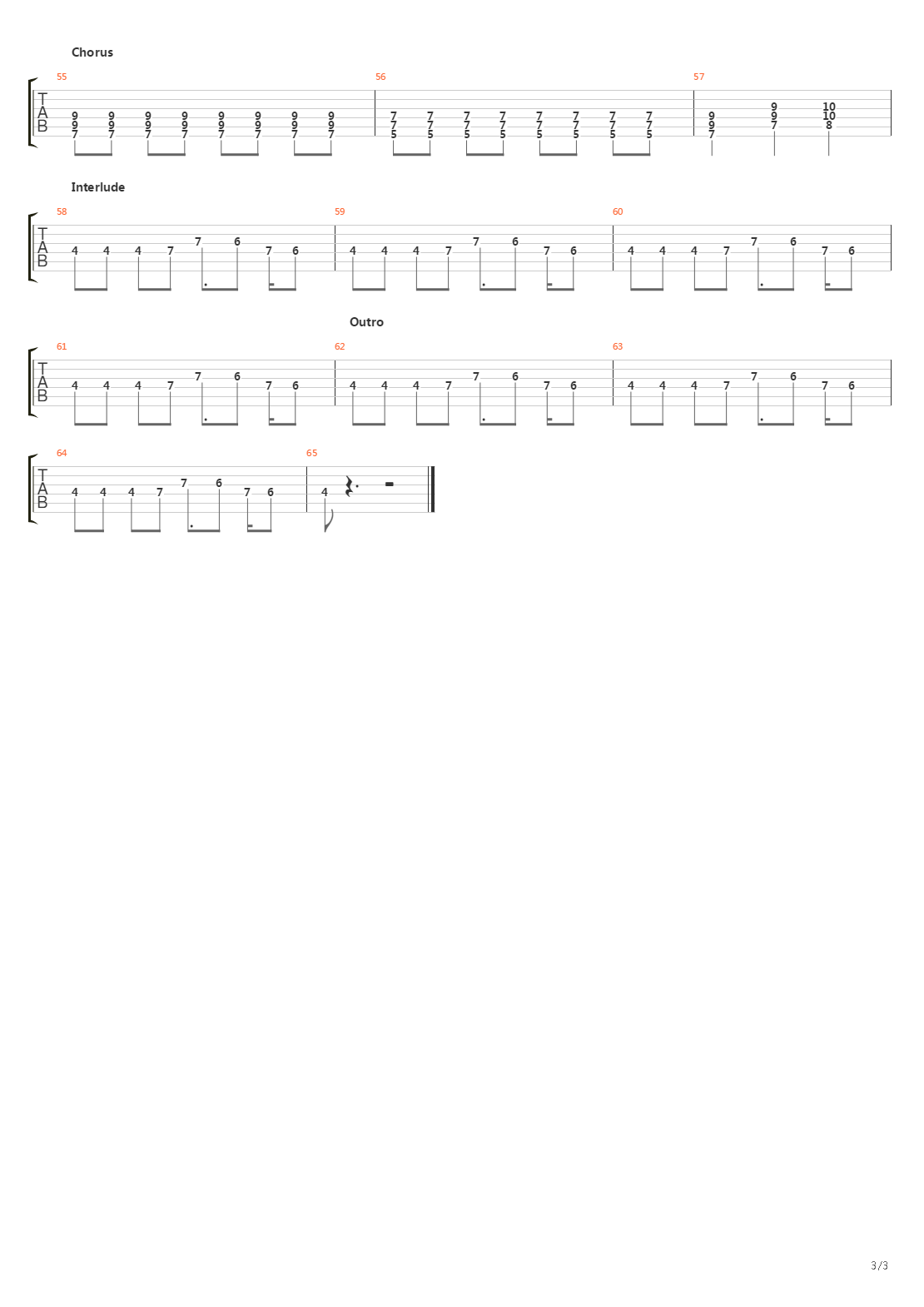 Red Light Indicates Doors Are Secured吉他谱