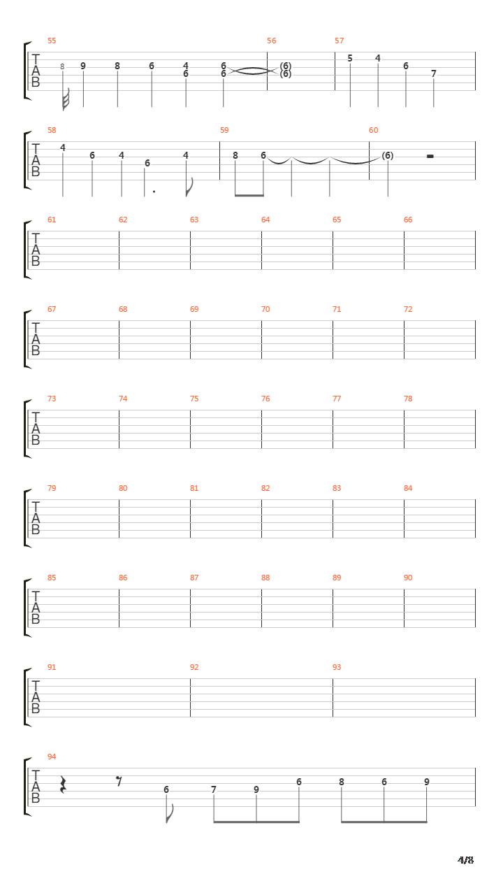 Cancion Triste吉他谱