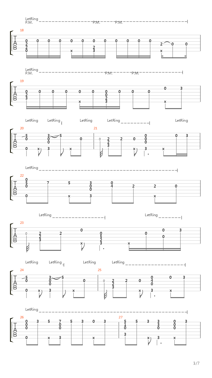 See you again(速度与激情7 主题曲--潇潇指弹版本)吉他谱