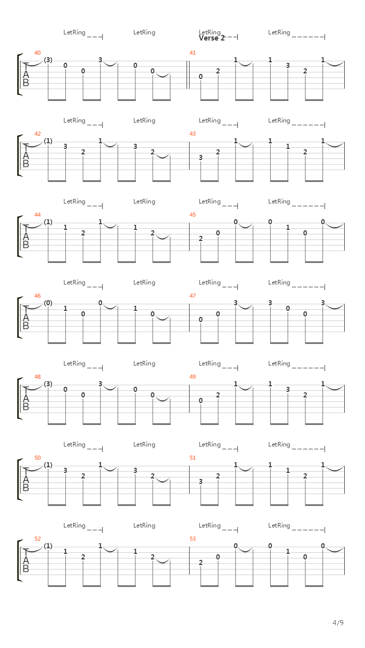 Getting Away With It All Messed Up吉他谱