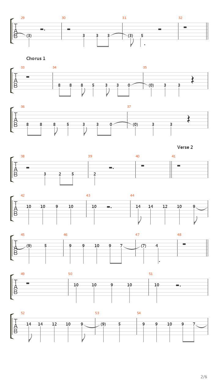 Getting Away With It All Messed Up吉他谱