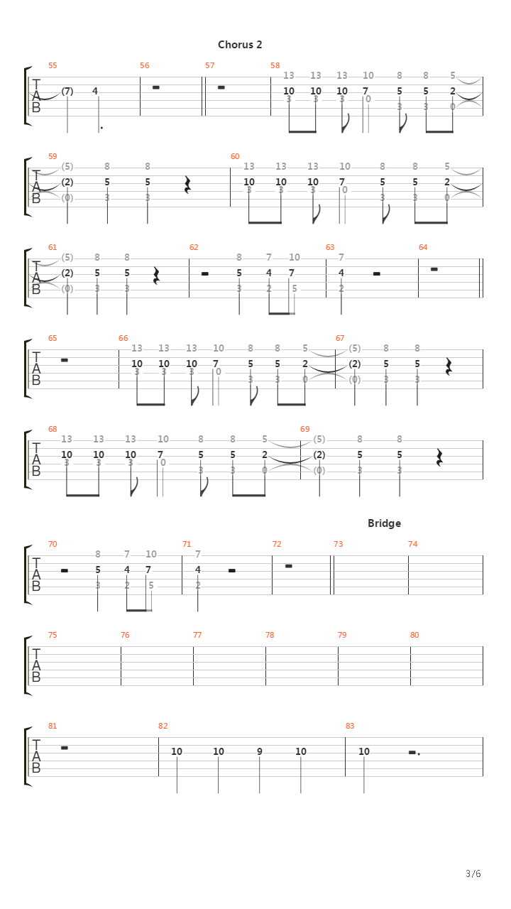 Getting Away With It All Messed Up吉他谱