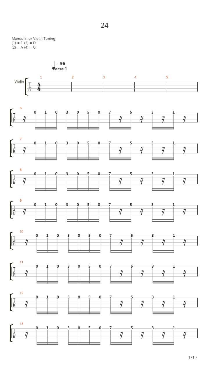 24吉他谱