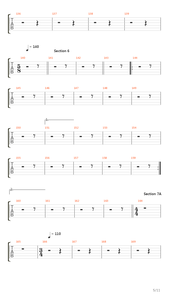 Cadenza吉他谱