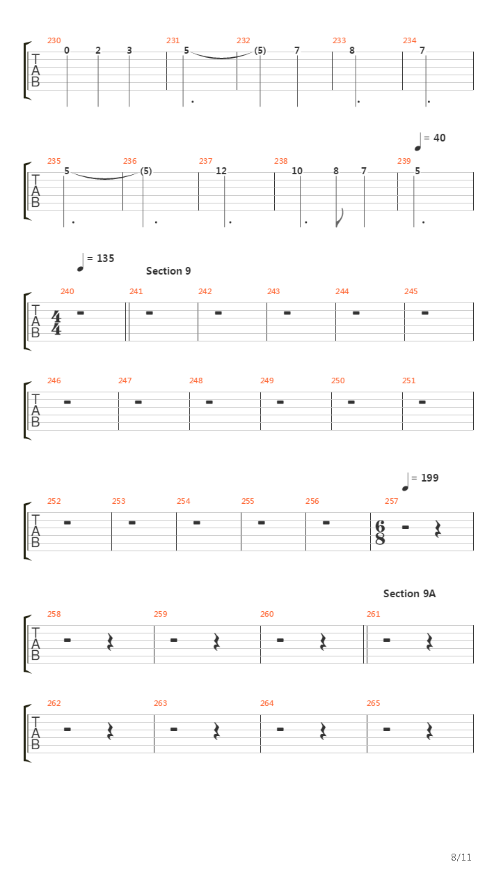 Cadenza吉他谱