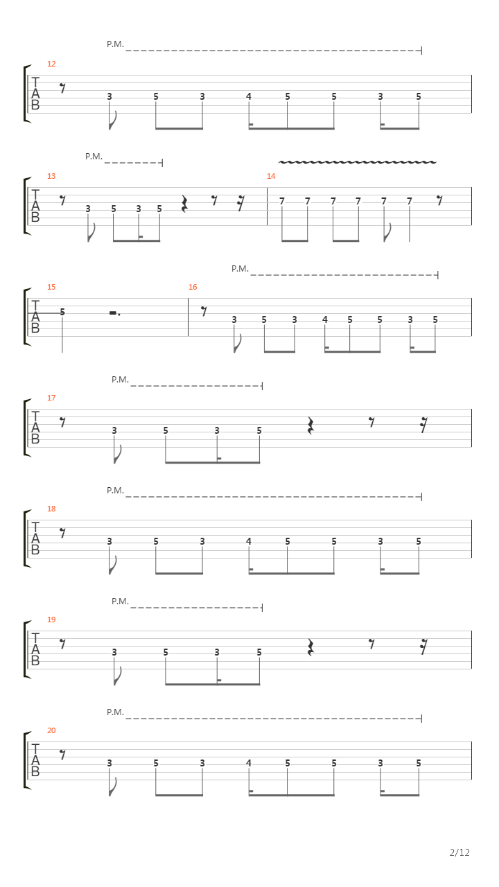 Como Bufalo吉他谱