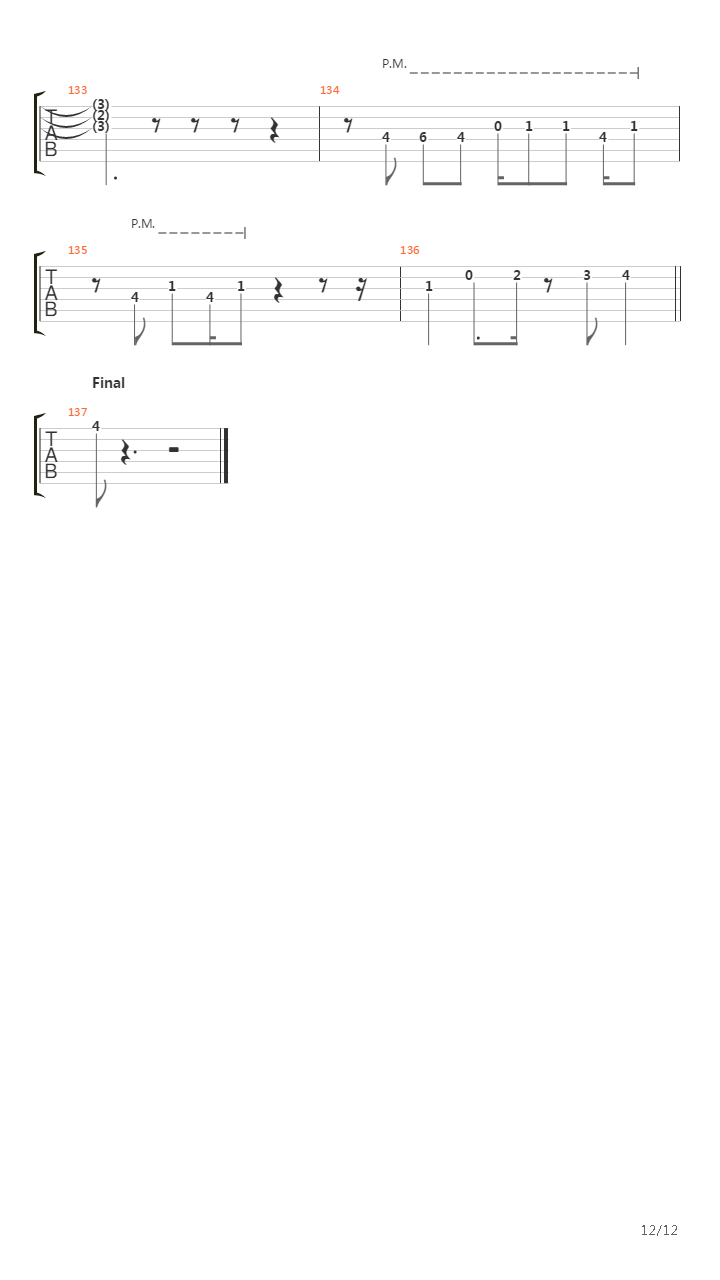 Como Bufalo吉他谱