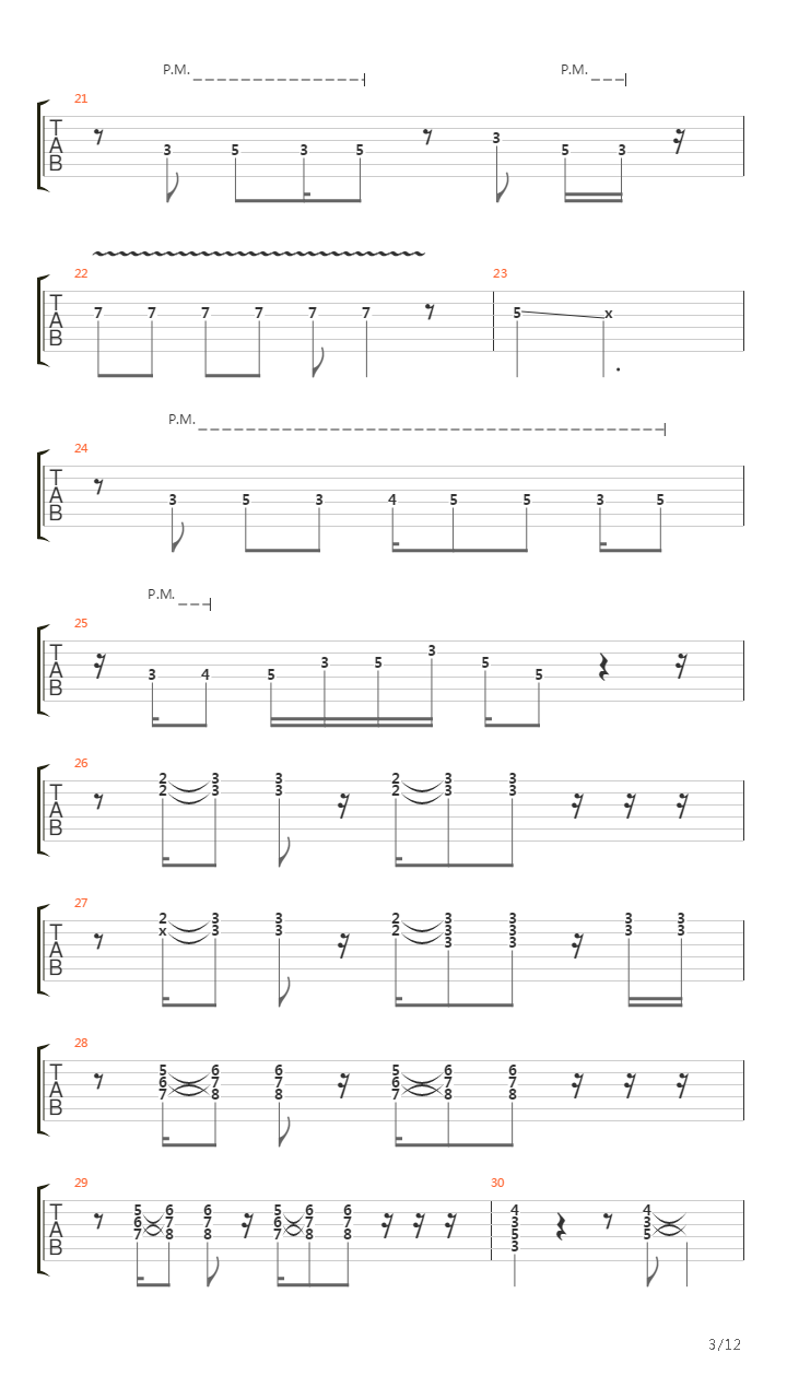 Como Bufalo吉他谱
