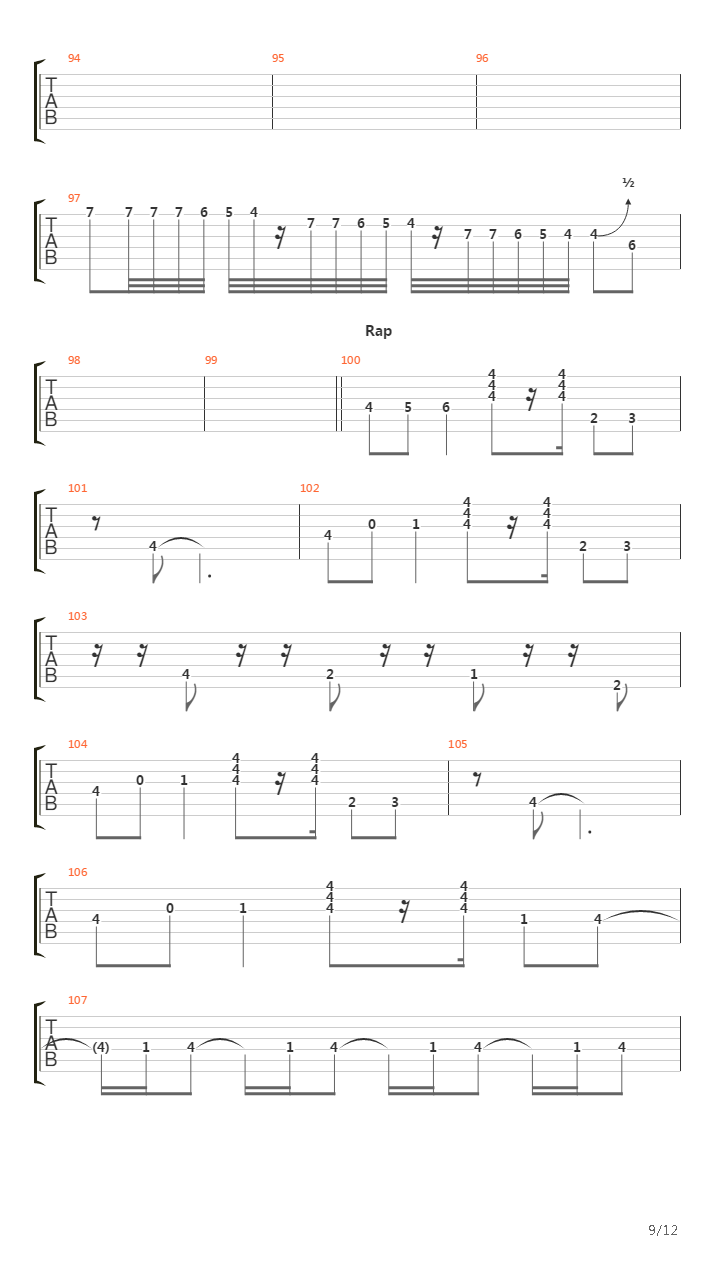 Como Bufalo吉他谱