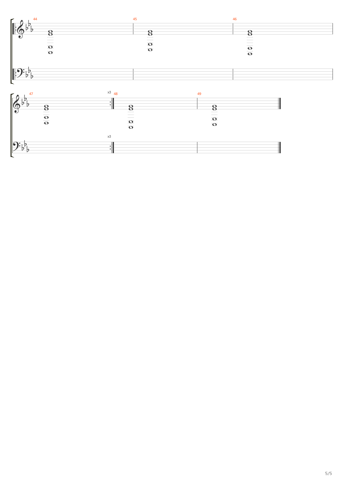 Around Us吉他谱