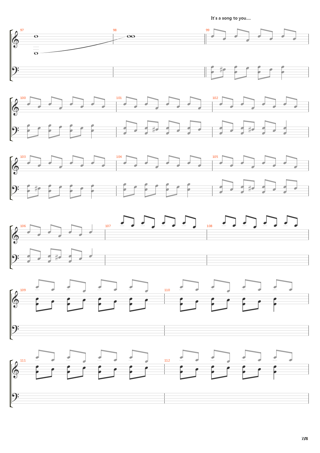 Sinking Friendships吉他谱