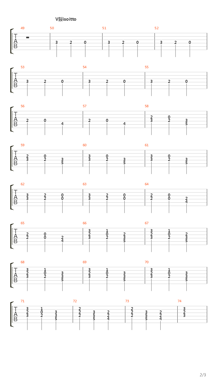 Minea吉他谱