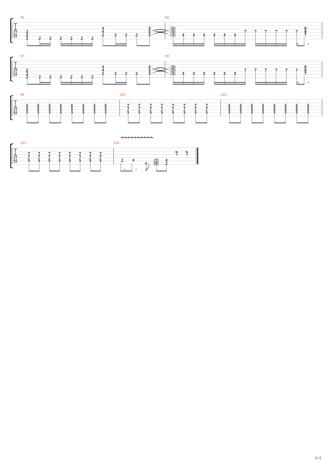 Warum吉他谱