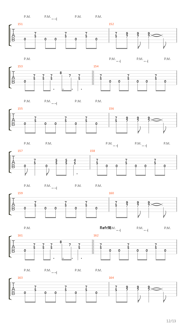 Oszton吉他谱