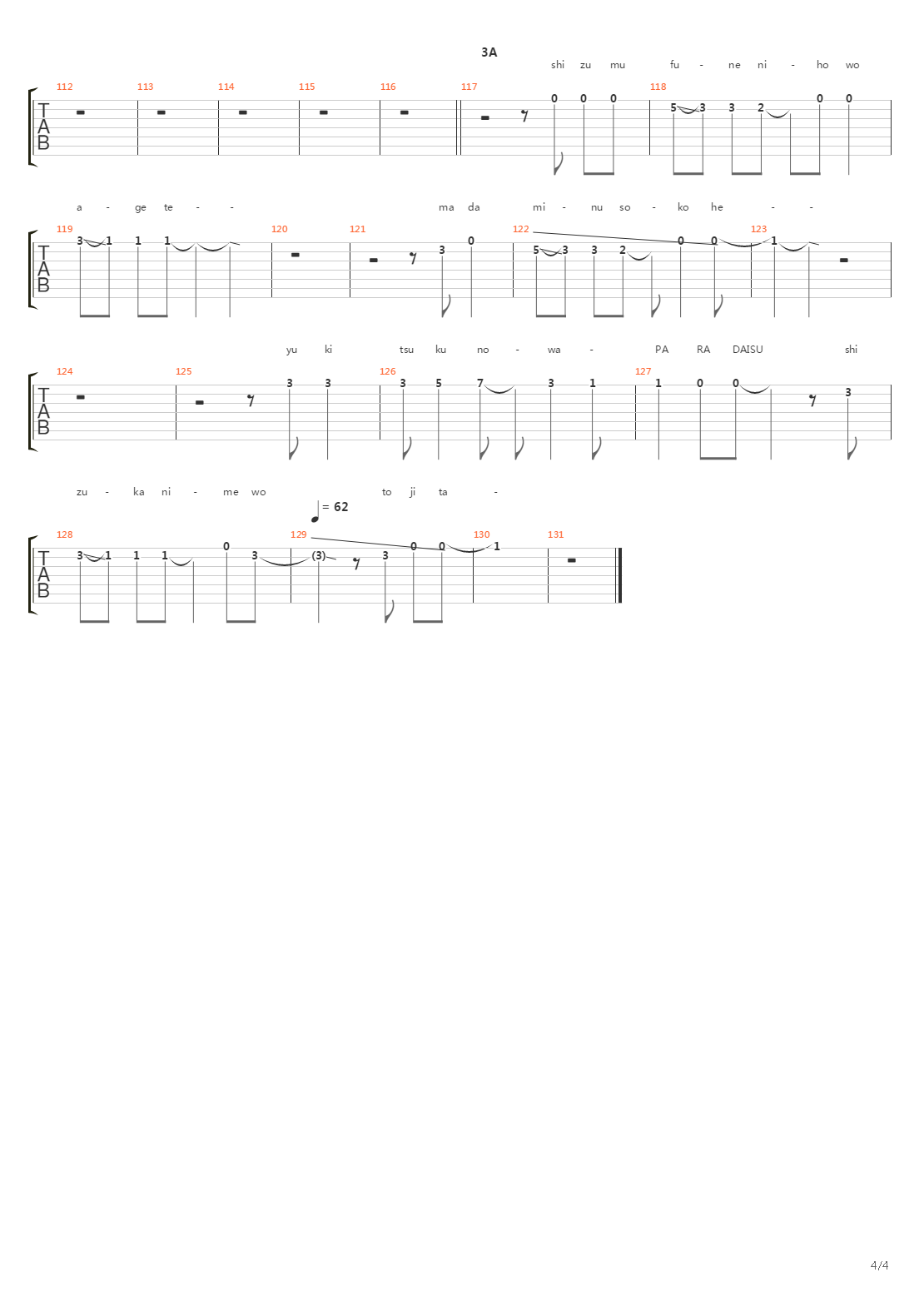 Deeper吉他谱
