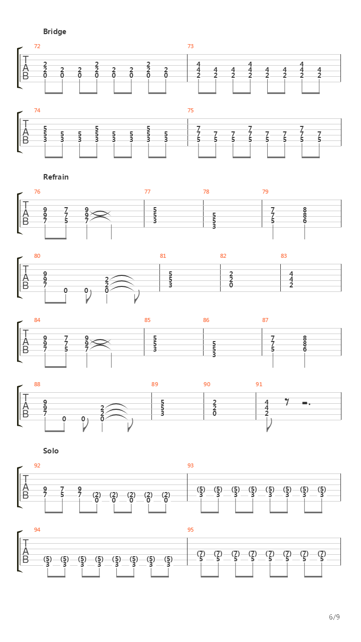 Verteidiger Des Bldsinns吉他谱