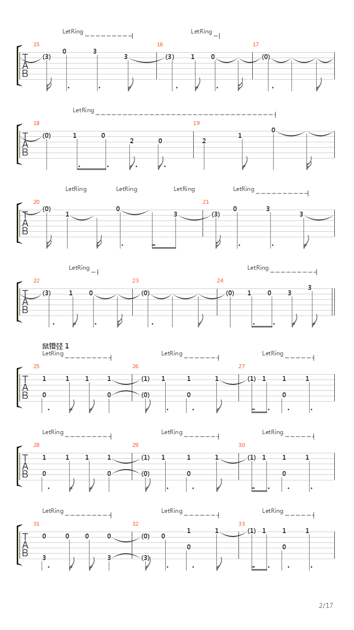 Kukushka吉他谱