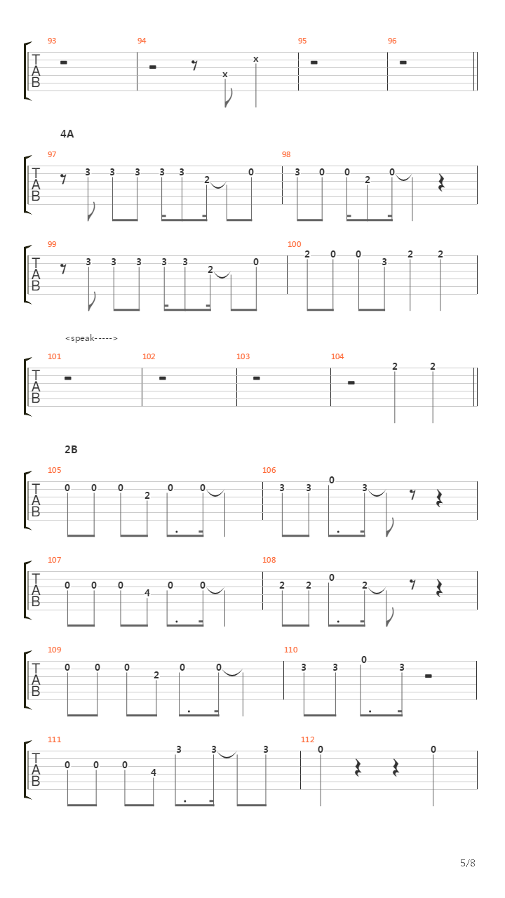 One Night Carnival吉他谱