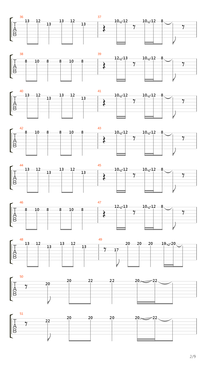 Take Of And Land吉他谱