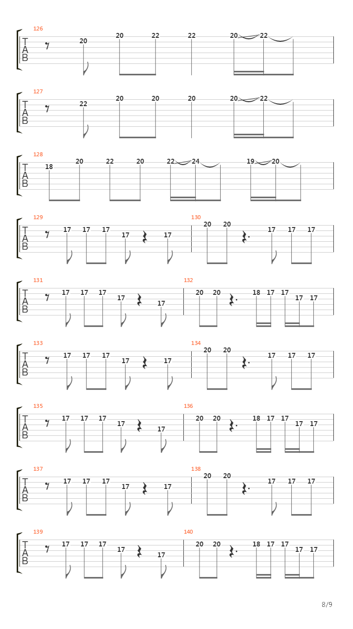Take Of And Land吉他谱