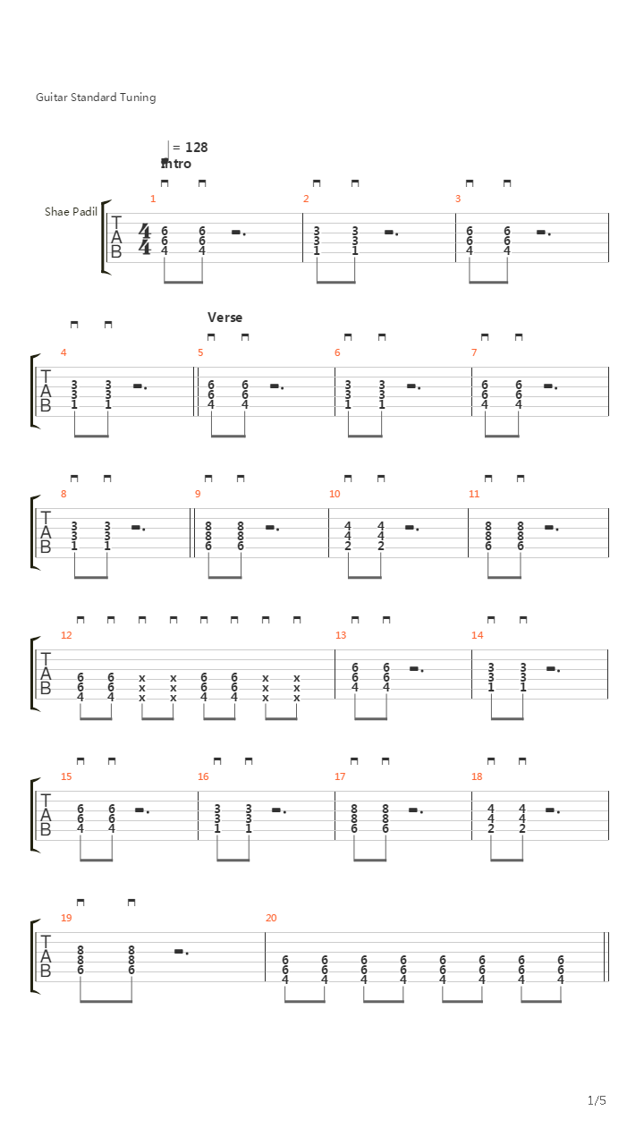 Read Between The Lines吉他谱