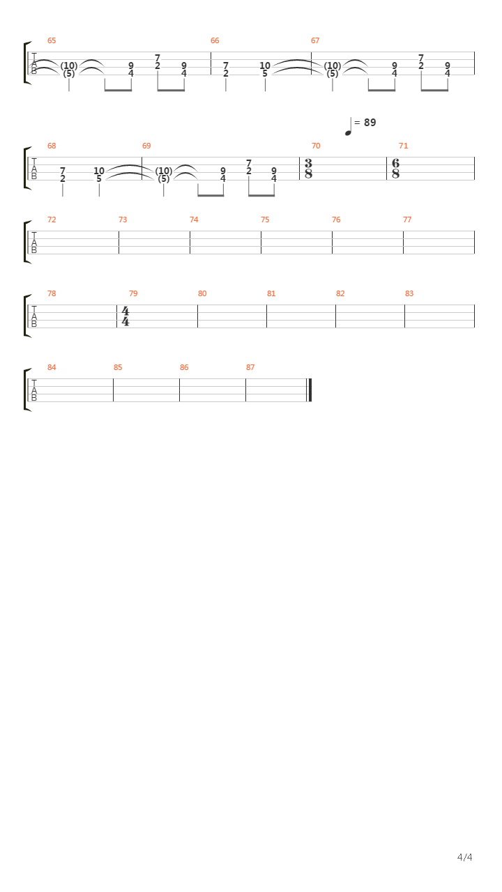 La Condesa吉他谱