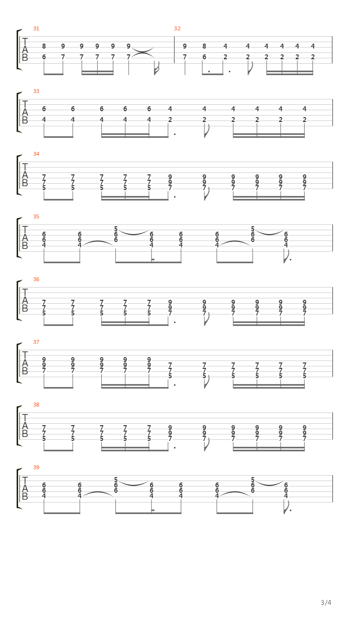 Chicago Is Burning吉他谱