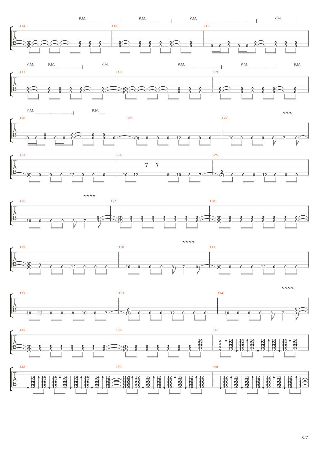 Fabricator吉他谱